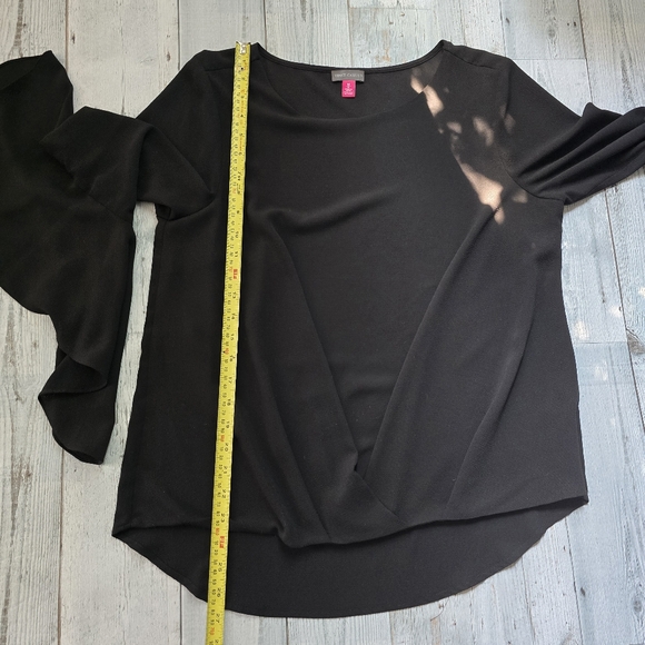 Vince Camuto 3/4 Sleeve Flutter Sleeve Blouse Womens Medium - Picture 11 of 12